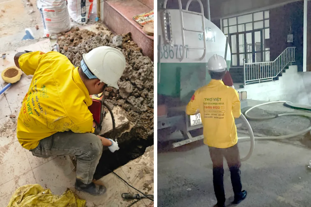 Công ty môi trường Thợ Việt thực hiện hút hầm cầu, thông cống nghẹt một cách chuyên nghiệp và bài bản. hut-ham-cau-nang-cao-chat-luong-cuoc-song-2.png