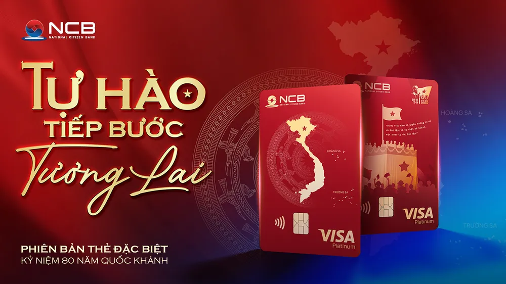 Ngân hàng NCB ra mắt thẻ visa Tự Hào, mang Việt Nam đi khắp muôn nơi.JPG