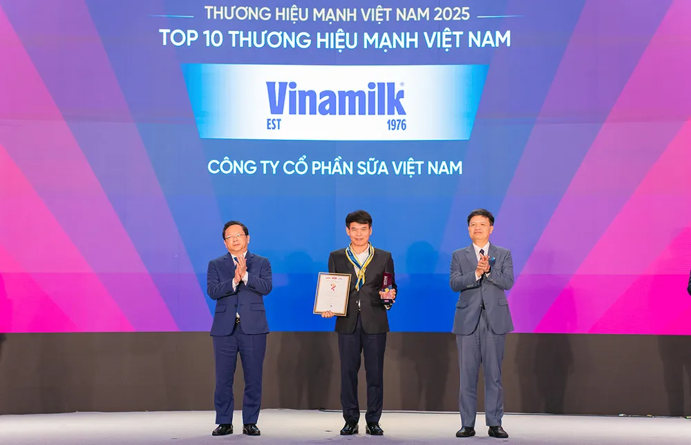 Vinamilk tự hào là 1 trong 10 thương hiệu mạnh Việt Nam.jpg