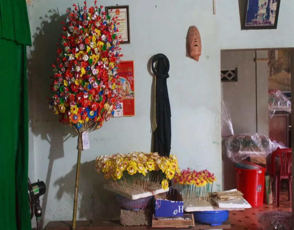 oa giấy Thanh Tiên phong phú về màu sắc,