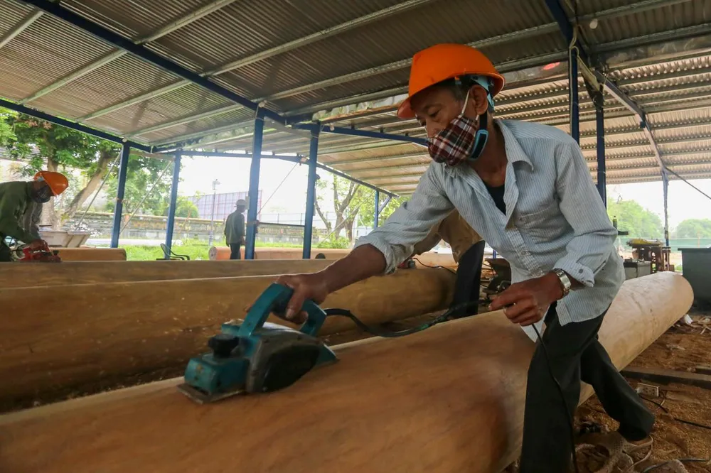 Sau khi hạ giải xong toàn bộ công trình, đơn vị thi công sẽ tiến hành phân loại, đánh giá sơ bộ chất lượng, sau đó trình hội đồng đánh giá di tích xem xét và đưa ra giải pháp tu bổ. Sau khi hạ giải xong toàn bộ công trình, đơn vị thi công sẽ tiến hành phân loại, đánh giá sơ bộ chất lượng, sau đó trình hội đồng đánh giá di tích xem xét và đưa ra giải pháp tu bổ.