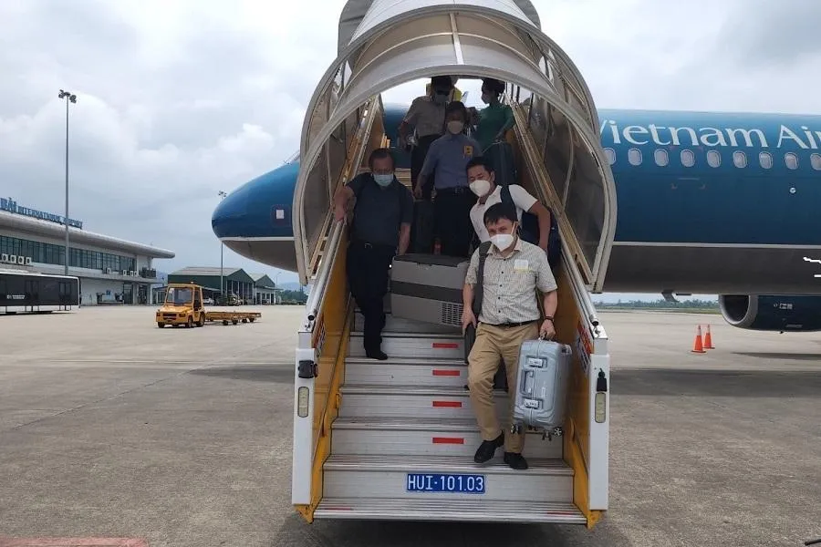 Trái tim được đưa từ TP.HCM về Huế.