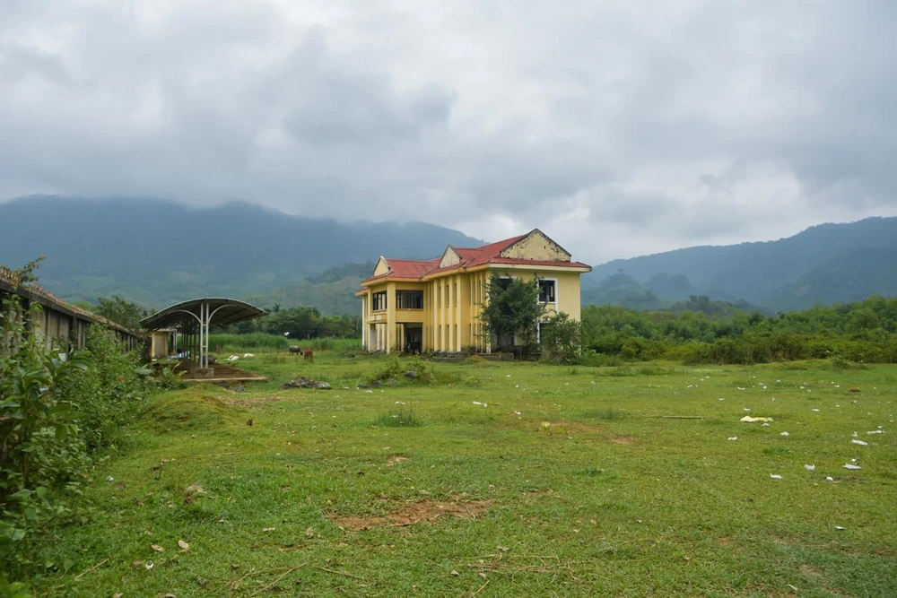 Nhà máy xi măng Nam Đông (xã Thượng Quảng, huyện Nam Đông, Thừa Thiên-Huế) có vốn đầu tư hơn 4.000 tỉ đồng. Tuy nhiên, hơn 10 năm qua, dự án thành nơi để chăn nuôi bò. Ảnh: NGUYỄN DO