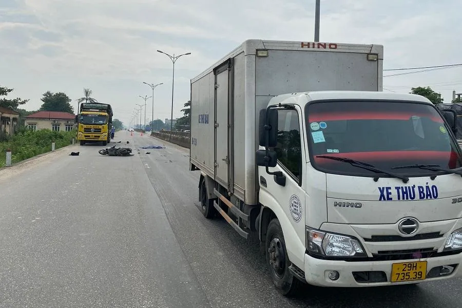 Hiện trường vụ tai nạn.