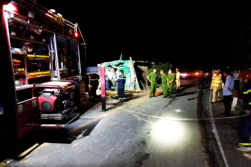Vụ tai nạn khiến bốn người tử vong, hai người bị thương.