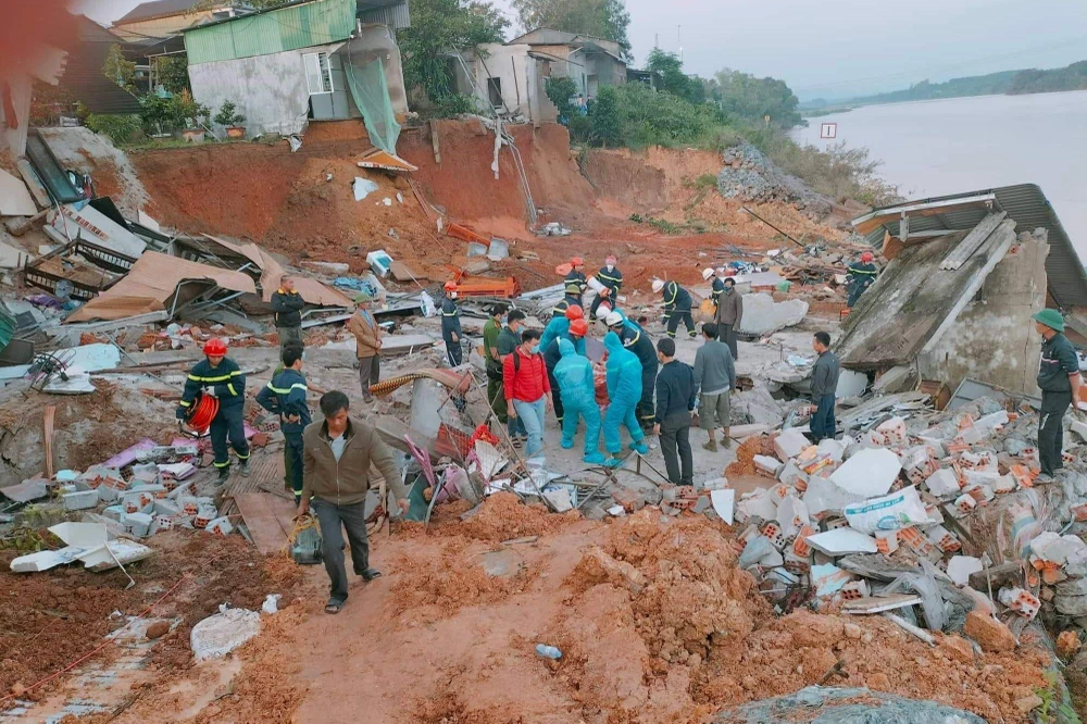 Thi thể của ông L được tìm thấy.