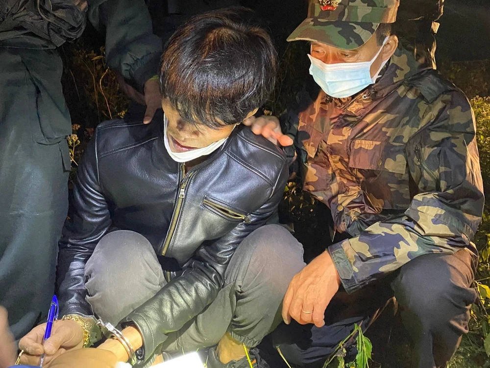 Đào Xuân Tùng thời điểm bị bắt. Ảnh: BP