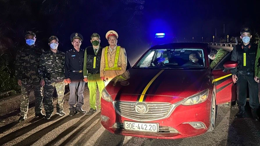 Phương tiện mà Nguyễn Trần Chương điều khiển. Ảnh: CAQ