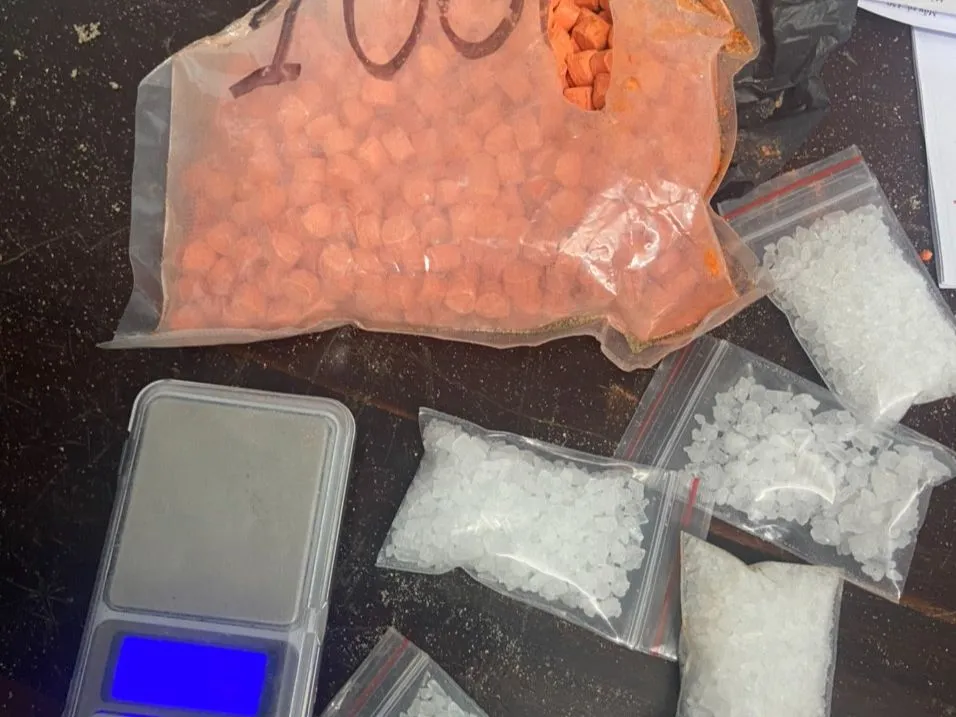 Số ma túy được thu giữ. Ảnh: CA Số ma túy được thư giữ