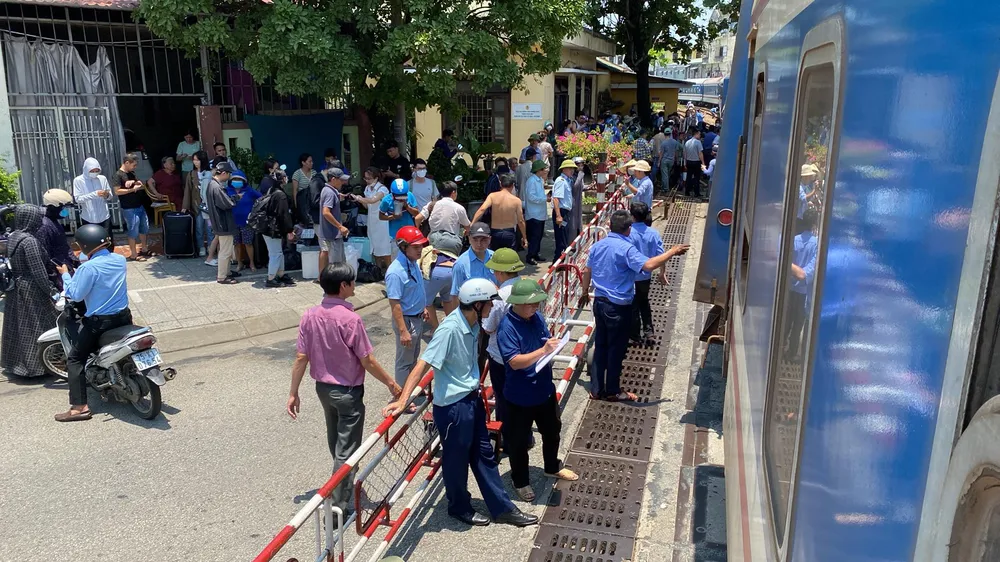 Hiện trường vụ việc. Ảnh: B.LÂM