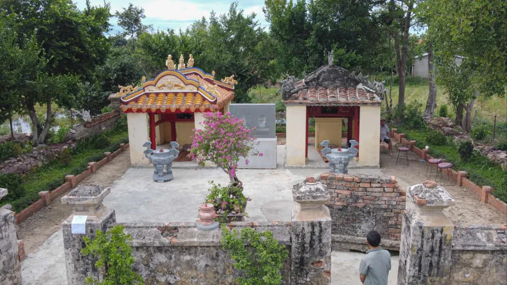 Miếu Đôi làng Dã Lê Chánh. Ảnh: ND. Sở VH&TT tỉnh Thừa Thiên Huế có văn bản về Miếu Đôi