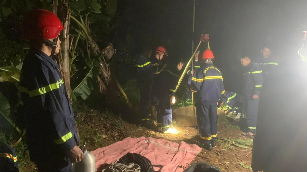 Phát hiện người đàn ông tử vong dưới giếng