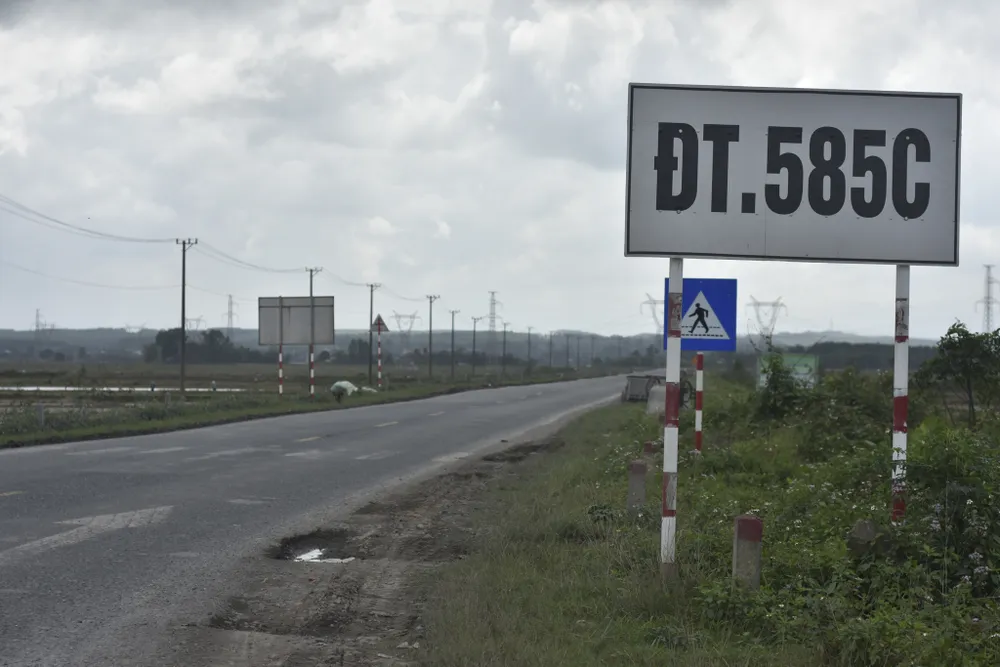 Đường tỉnh lộ ở quảng trị bị cày nát