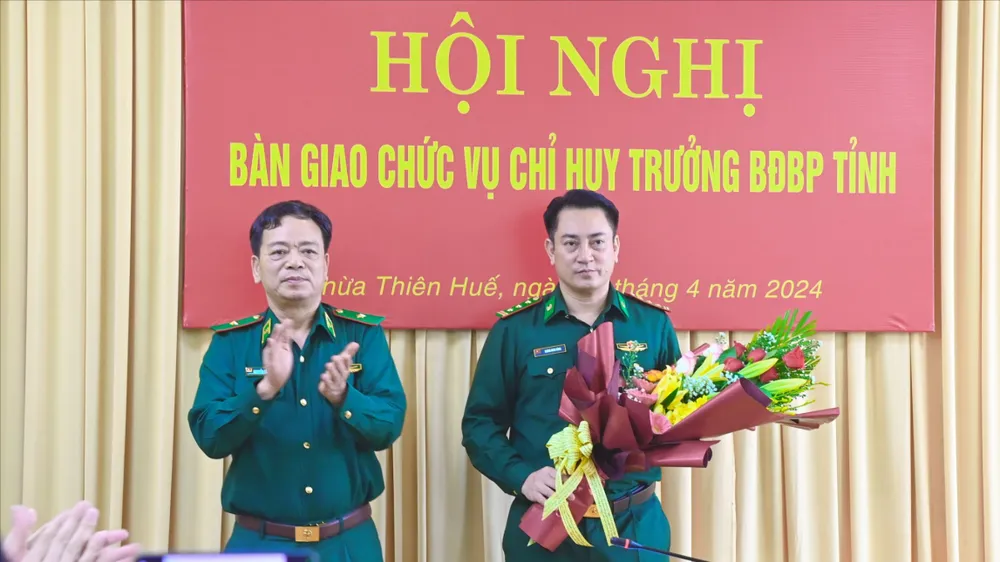 Bộ đội biên phòng tỉnh Thừa Thiên Huế có tân chỉ huy trường