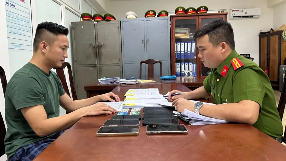 Nguyễn Long Rin - kẻ cầm đầu đường dây cá độ bóng đá mùa Euro với số tiền giao dịch hơn 98 tỉ đồng. Ảnh: TH cá độ bóng đá mùa euro