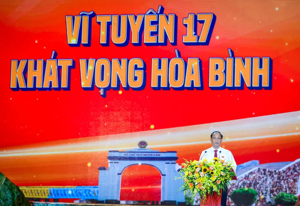 Thượng tướng Trần Quang Phương, Phó Chủ tịch Quốc hội phát biểu tại chương trình. chuong-trinh-nghe-thuat-chinh-luan-dac-biet-ben-cau-hien-luong (3).jpg