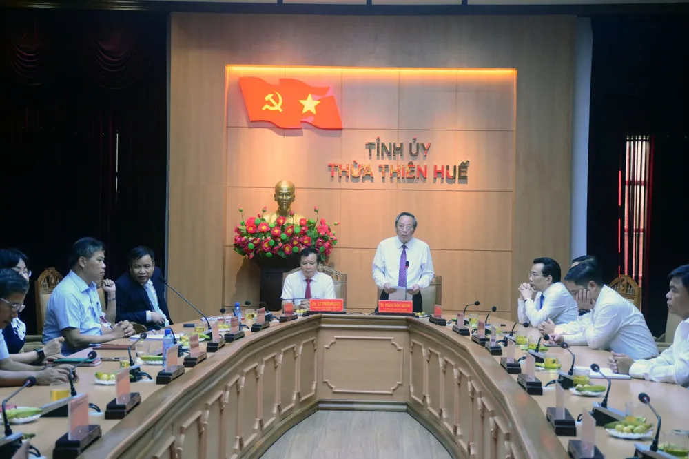 Tỉnh ủy Thừa Thiên Huế tổ chức Hội nghị công bố quyết định của Ban Bí thư về công tác cán bộ Phó Bí thư tỉnh ủy