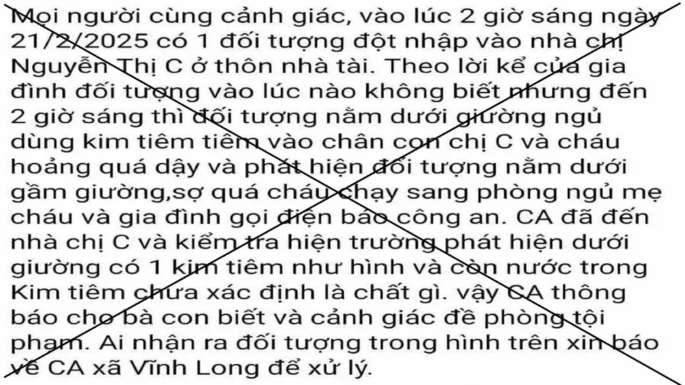 dùng kim tiêm chích trẻ em