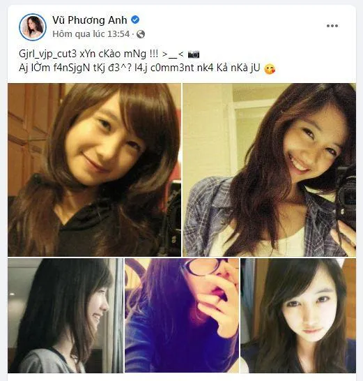 Nữ diễn viên Jun Vũ không ngần ngại chia sẻ lại loạt hình ảnh từ thời còn &quot;trẻ trâu&quot;. Ảnh: FBNV.