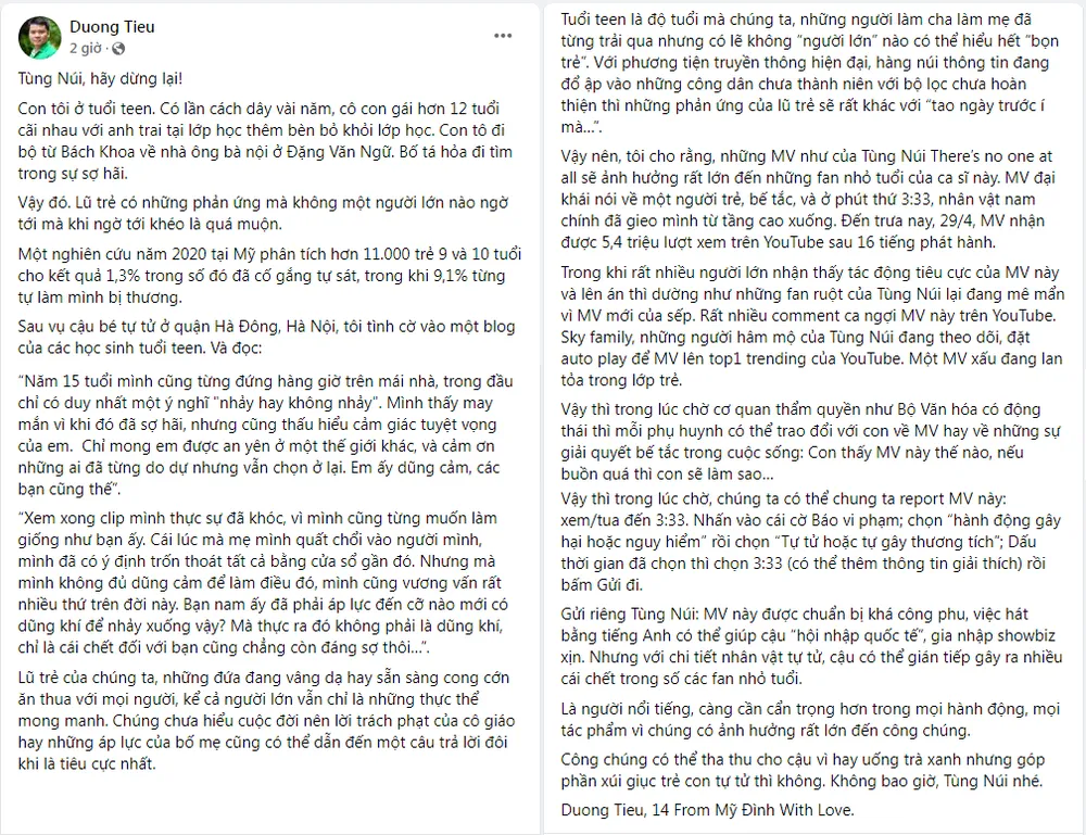 Nhiều nhà báo lên tiếng về MV vừa ra mắt của Sơn Tùng M-TP ảnh 3