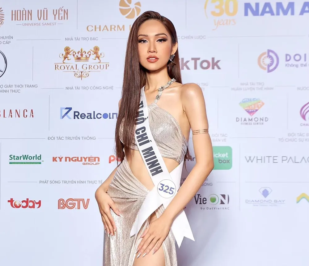 Đỗ Nhật Hà là thí sinh thuộc cộng đồng LGBT đầu tiên tại đấu trường sắc đẹp Miss Universe 2022. Ảnh: NVCC.