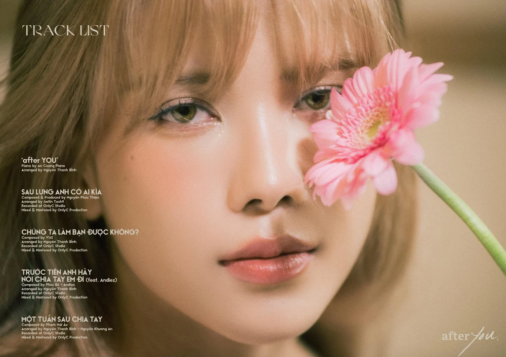 5 ca khúc trong mini album của Thiều Bảo Trâm đều viết về tình yêu. Ảnh: NVCC.