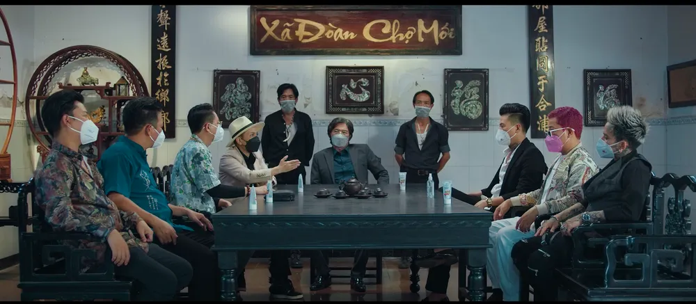 Hình ảnh trong web drama Xóm chùa. Ảnh: ĐPCC.