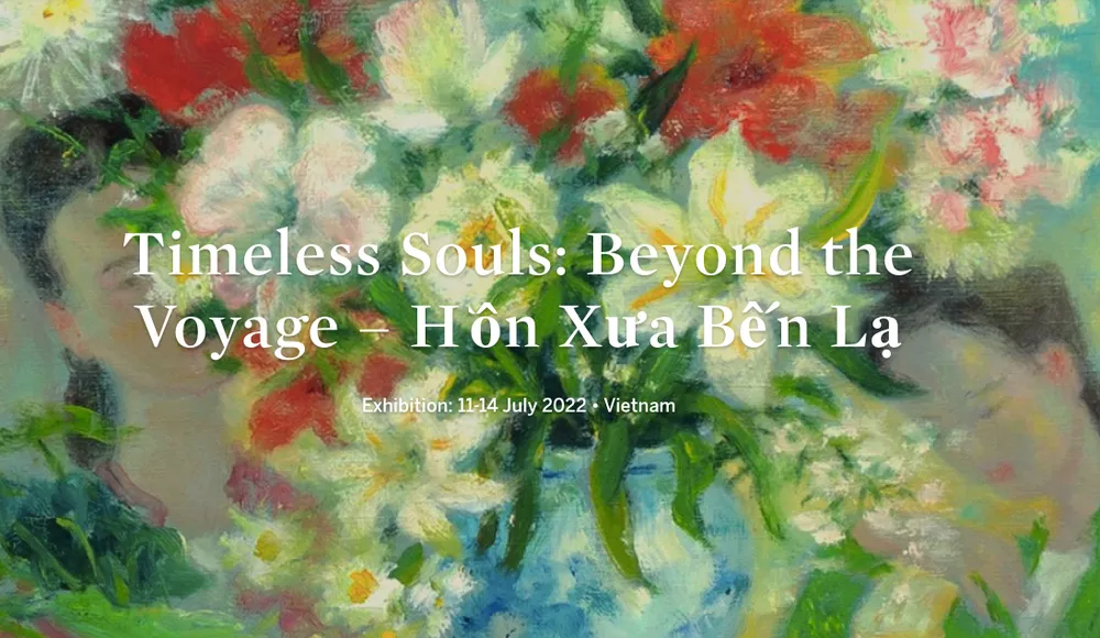 Triển lãm Timeless Souls: beyond the Voyage – Hồn xưa bến lạ quy tụ hơn 50 tranh của bộ tứ Phổ-Thứ-Lựu-Đàm. Ảnh: BTC.