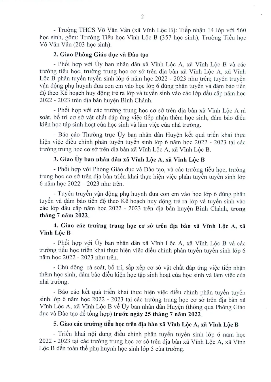 Bình Chánh: Các trường THCS tại xã Vĩnh Lộc A quá tải học sinh lớp 6 ảnh 5