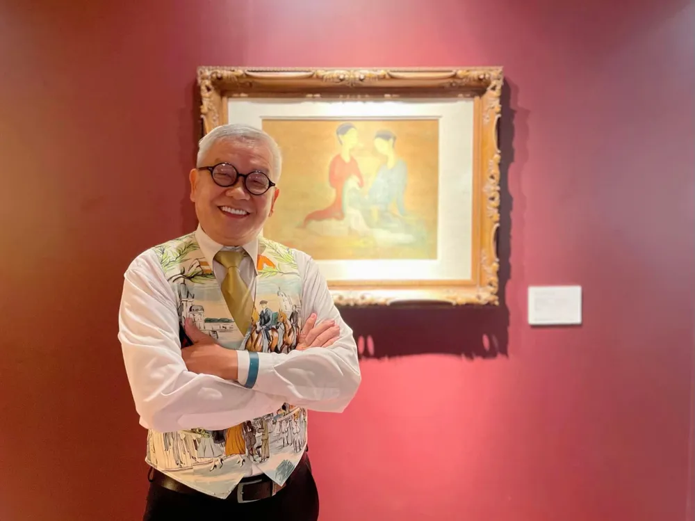 Nhà nghiên cứu mỹ thuật Ngô Kim Khôi. Ảnh: NVCC.