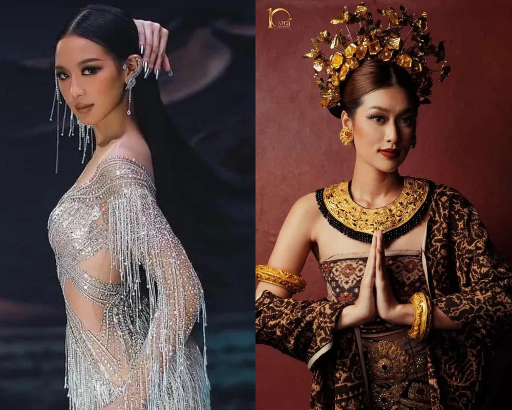 Hai người đẹp Lê Nguyễn Bảo Ngọc (trái) và Đoàn Thiên Ân. Ảnh: FBNV