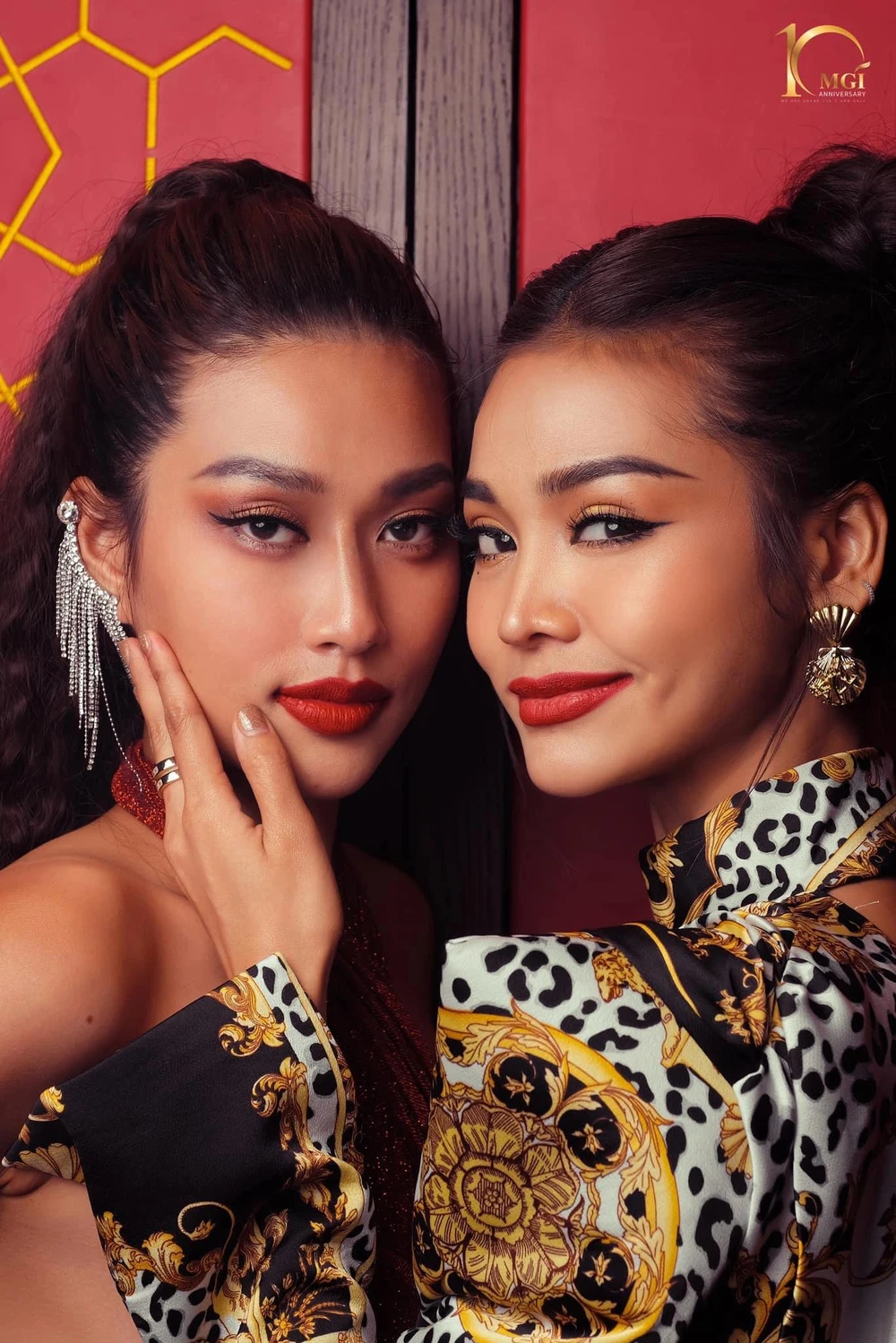 Thiên Ân "vượt mặt" đại diện Thái Lan, giành tấm vé tiến thẳng Top 20 Miss Grand International 2022. Ảnh: Miss Grand International 2022.