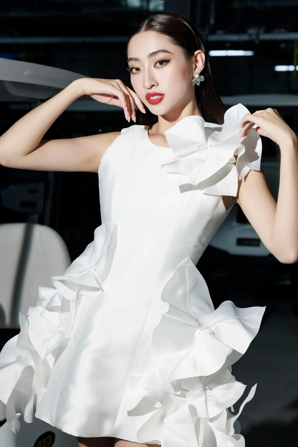 Hoa hậu Lương Thuỳ Linh trở thành giảng viên Đại học. Ảnh: FBNV