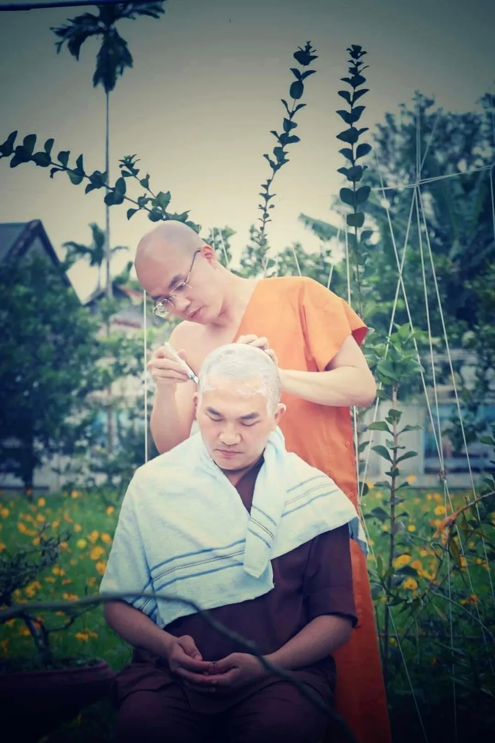 MC Đại Nghĩa xuất gia gieo duyên trong 10 ngày. Ảnh: NSCC MC Đại Nghĩa xuất gia gieo duyên trong 10 ngày. Ảnh: NSCC