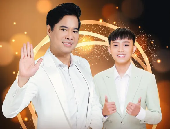 Danh ca Ngọc Sơn và Hồ Văn Cường. Ảnh: FB Đại gia đình Ngọc Sơn