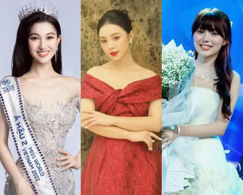 Từ trái sang: Á hậu Phương Nhi, Quỳnh Kool và ca sĩ Young Ju. Ảnh: FBNV