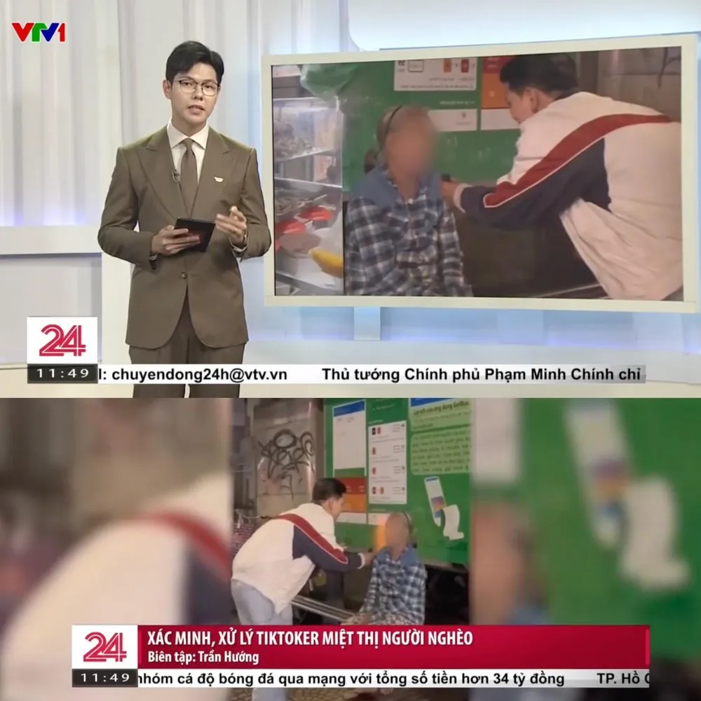 VTV24 cũng đã lên tiếng về vụ việc gây tranh cãi. Ảnh: Chụp màn hình.