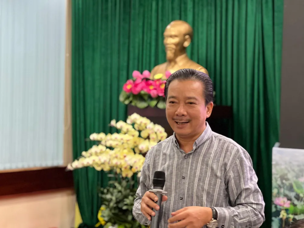 Ông Võ Trọng Nam, Phó giám đốc Sở VH&TT TP.HCM chia sẻ tại buổi gặp mặt báo chí sáng 30-11. Ảnh: HÀ NGUYỄN Ông Võ Trọng Nam, Phó giám đốc Sở VH&TT TP.HCM chia sẻ tại buổi gặp mặt báo chí sáng 30-11. Ảnh: HÀ NGUYỄN