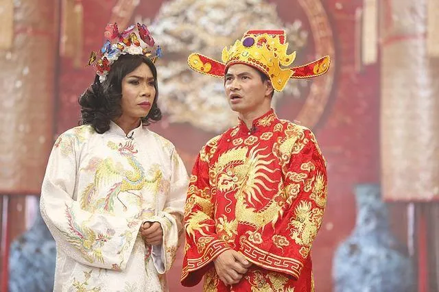 Công Lý (trái) và Xuân Bắc trở lại tham gia Táo Quân. Ảnh: VTV