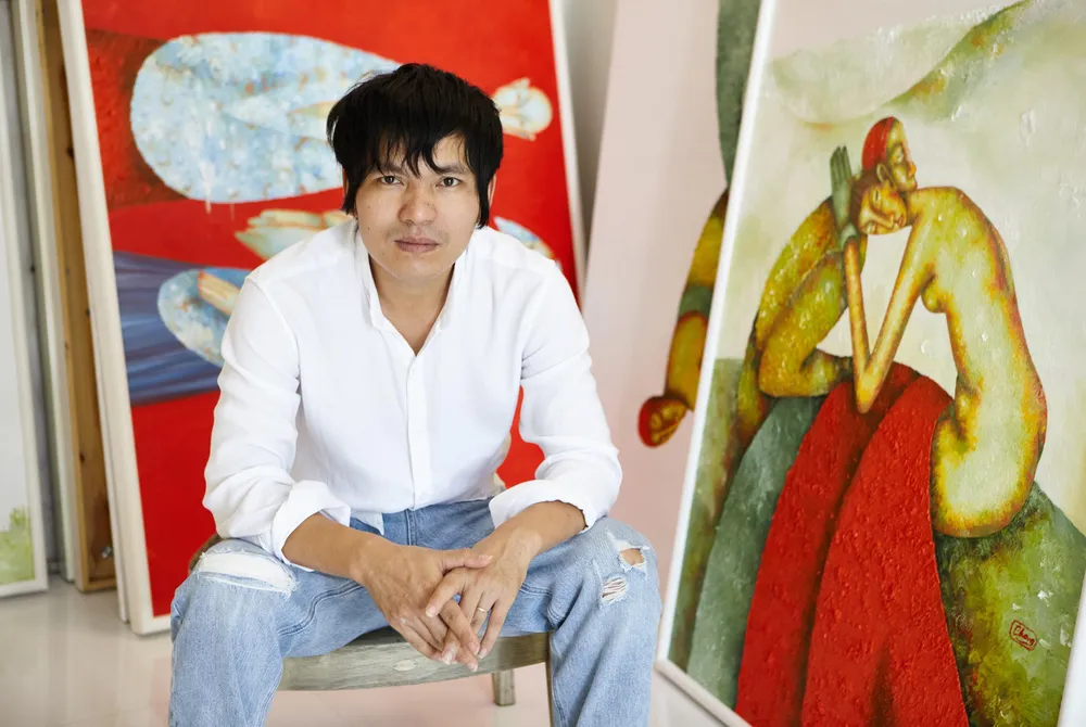 Hoạ sĩ Lê Minh Phong. Ảnh: NVCC