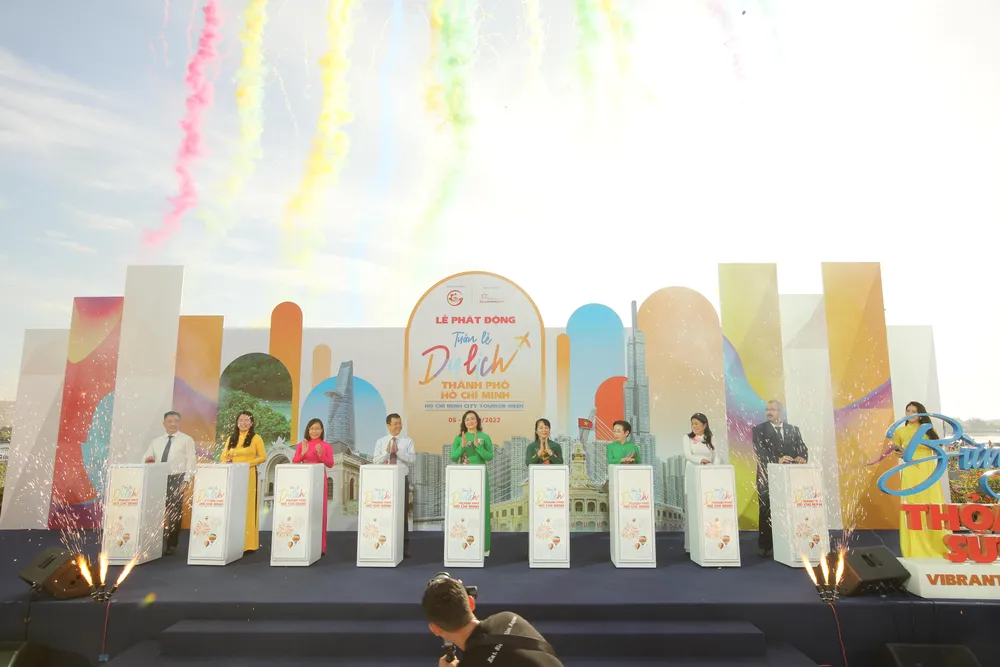Lễ khai mạc Tuần lễ Du lịch TP.HCM lần 2. Ảnh: BTC Lễ khai mạc Tuần lễ Du lịch TP.HCM lần 2. Ảnh: BTC