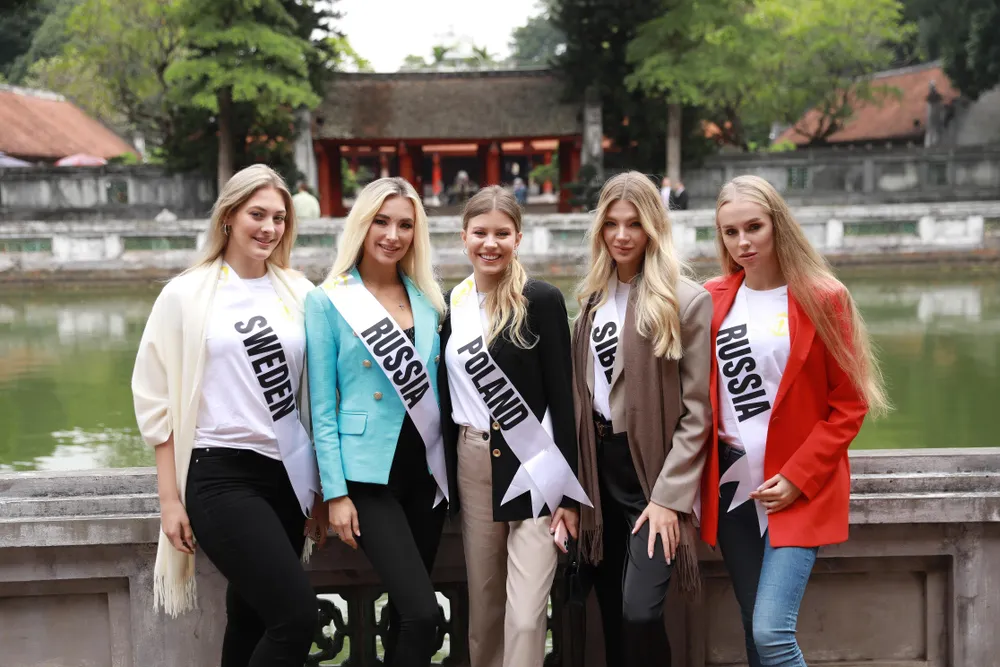 Các thí sinh đến từ các nước châu Âu. Ảnh: BTC