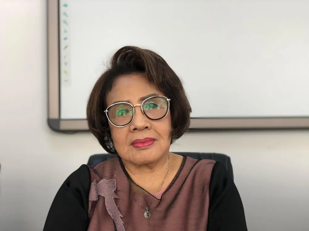 NSND Lệ Thủy tại buổi làm việc với báo chí ở Trung tâm Báo chí TPHCM vào chiều 19-12. Ảnh: Mai Nhật.