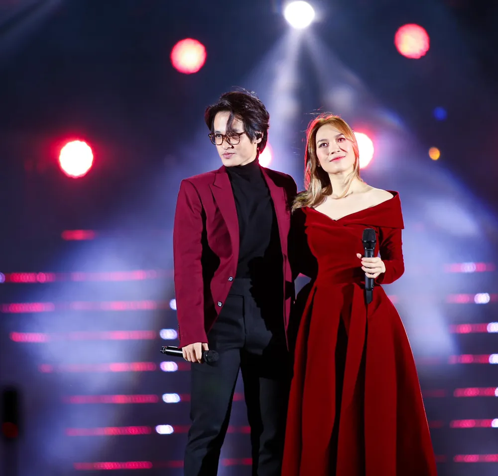 Mỹ Tâm trong Liveshow Tri âm. Ảnh: FBNV