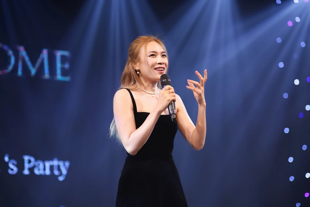 Ca sĩ Mỹ Tâm tiết lộ dự án phim "Tri âm" vào năm 2023. Ảnh: NSCC