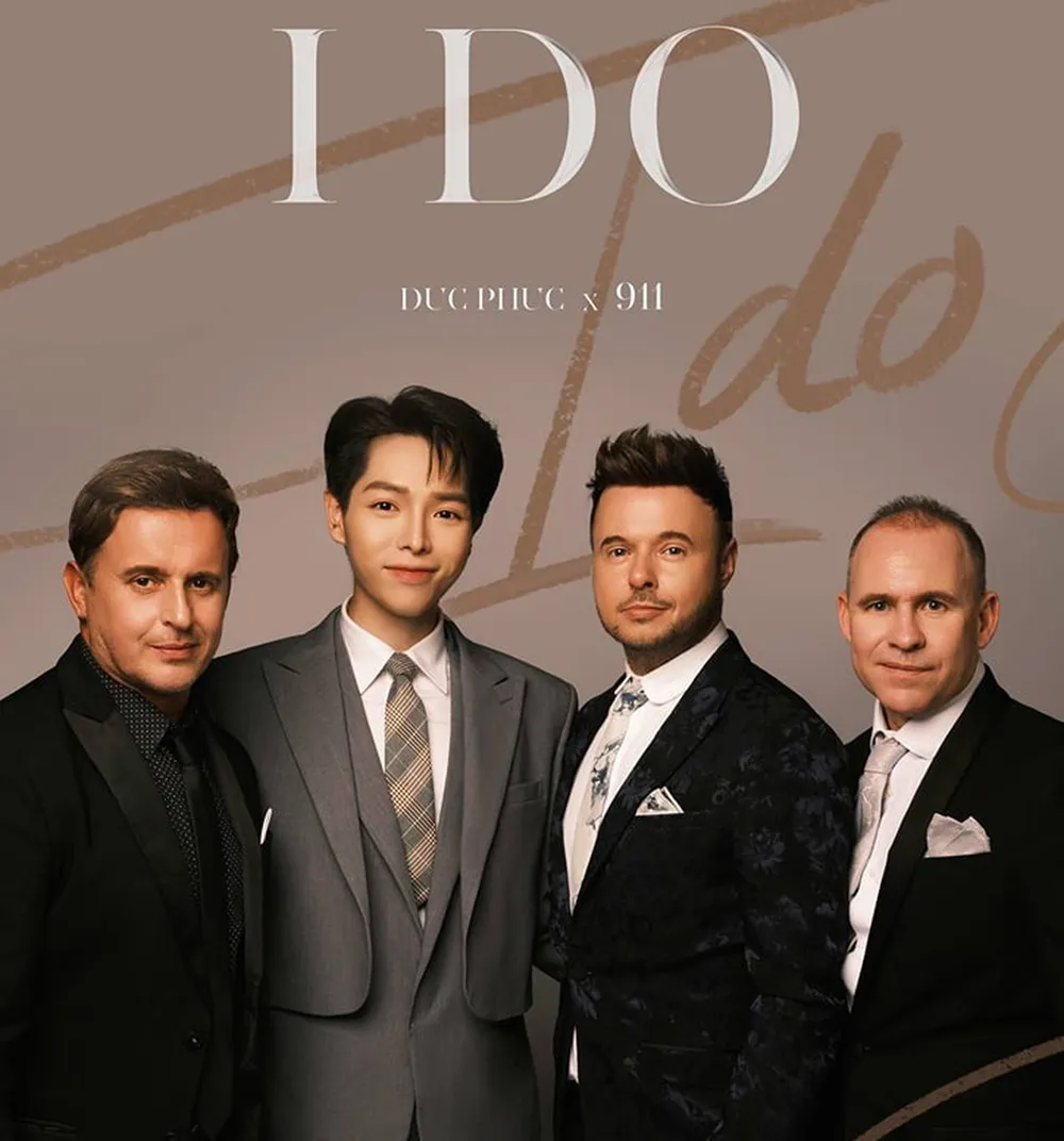 Đức Phúc và nhóm 911. Ảnh: FBNV Đức Phúc và nhóm 911. Ảnh: FBNV