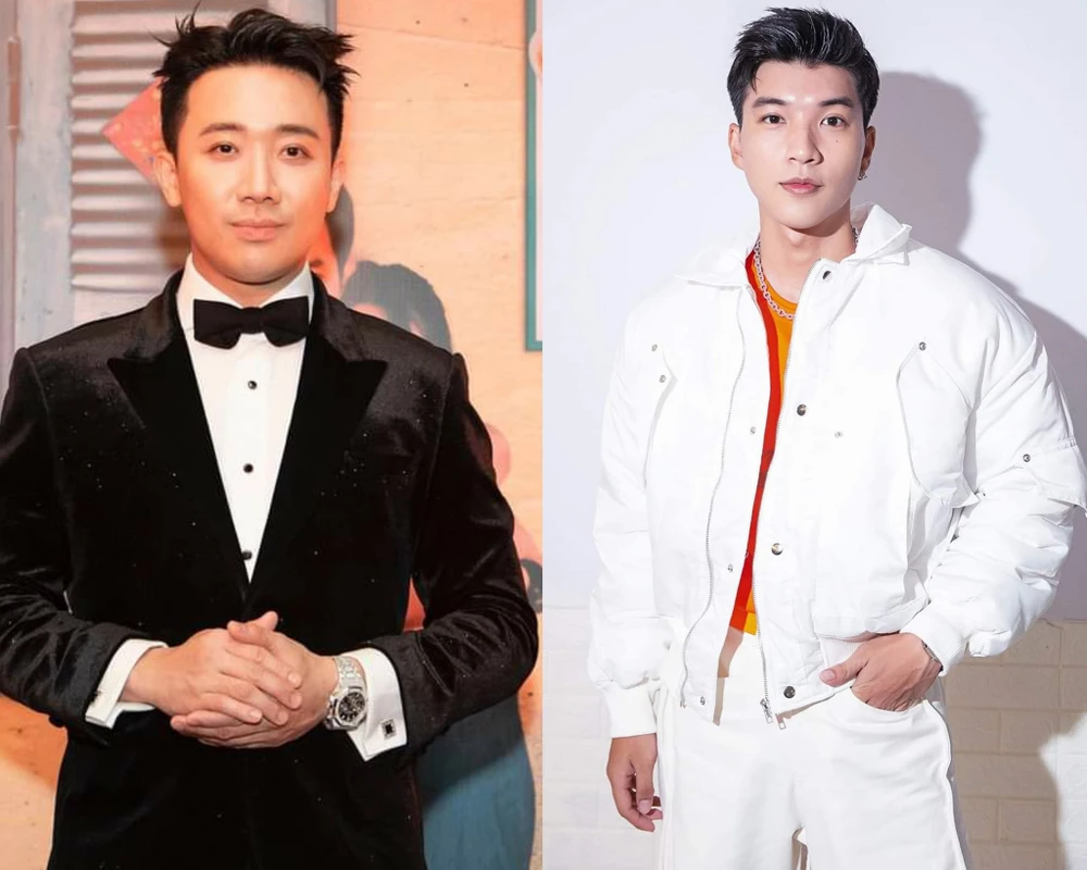 Từ trái sang: Trấn Thành và HIEUTHUHAI. Ảnh: FBNV