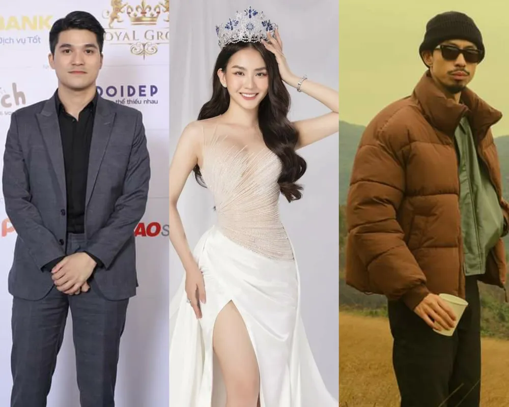 Từ trái sang: Trần Việt Bảo Hoàng- CEO Unicorp, Hoa hậu Mai Phương và Đen Vâu. Ảnh: FBNV Từ trái sang: Trần Việt Bảo Hoàng- CEO Unicorp, Hoa hậu Mai Phương và Đen Vâu. Ảnh: FBNV