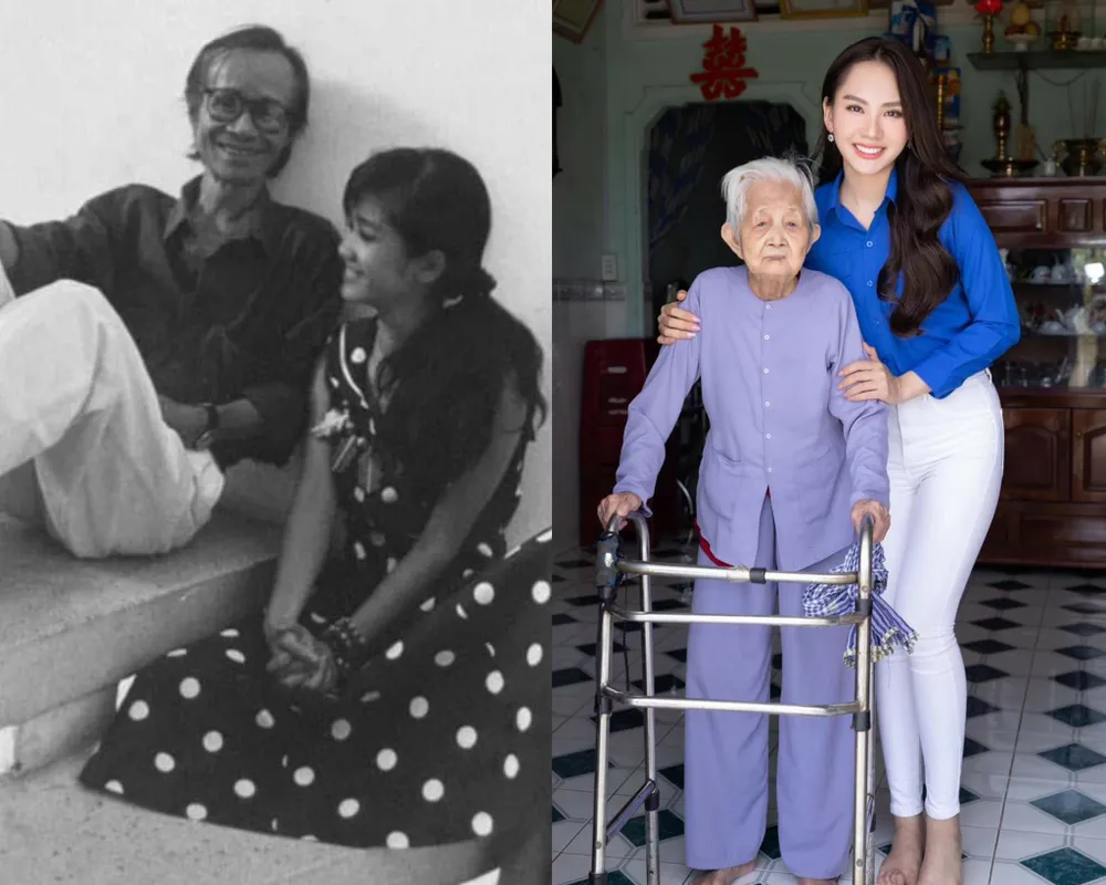 Từ trái sang: Nhạc sĩ Trịnh Công Sơn, Hồng Nhung và Mai Phương. Ảnh: FBNV