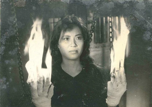 NSND Thụy Vân trong phim Nổi gió, bộ phim làm thay đổi sự nghiệp diễn xuất của bà.